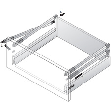 InnoTech Atira podélný reling, 470 mm stříbrný L+P - 9196120_01.jpg