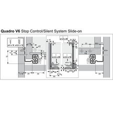 Plnovýsuv Quadro V6 s tlumením Silent System 520 mm 30 kg - 45294_03.jpg