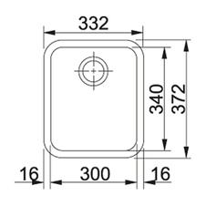 Kuchyňský dřez GAX 110-30 nerez spodní montáž - 8601313_01.jpg