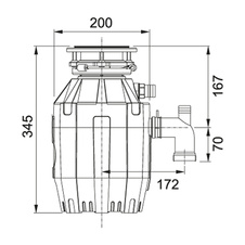 Drtič odpadu turbo elite TE 50 + pneu spínač - 861290_01.jpg