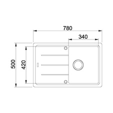 Kuchyňský dřez set G57KA BFG 611-78 kašmír + baterie FC 9547.424 kašmír - 861179_02.jpg