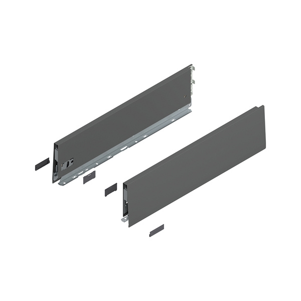 MERIVOBOX bočnice, výška K (129 mm), NL=400 mm, Orion šedá mat, levá/pravá, vč. Krytek - 470k4002sog-m.jpg