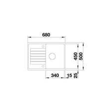 Kuchyňský dřez vestavný ZIA 45 S Compact Jasmín - 524726_02.jpg