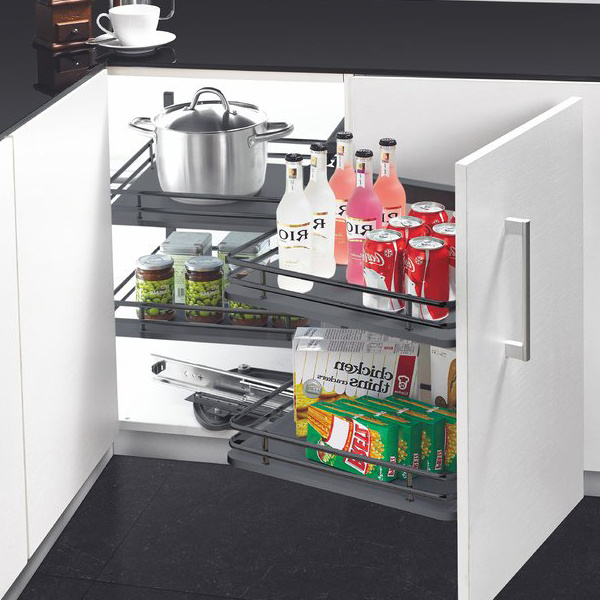 Slepý roh Elegance s tlumeným dovřením - Levý, plná dna, 850 x 490 x 520mm, antracit - 1002822001.jpg