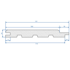 Palubka softline smrk 14x121x4200 A/B - PU             8ks/bal=4,066m2 - 32201_01.jpg