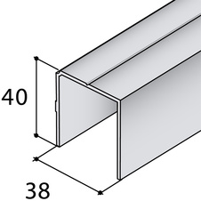 Vedení horní S05 JEDNOŘADÉ stříbrné - 2 m - 81427_01.jpg