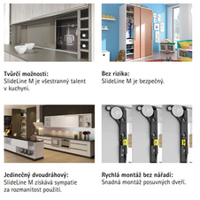 SlideLine M sada 4 profily 1-dráhové k zalisování 2500 mm  alu elox - 9227246_02.jpg