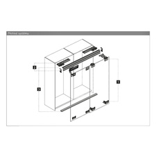 Topline L Sada profilů 1 nosný + 1 vodicí 2300 mm Alu elox. - 9277164_07.jpg