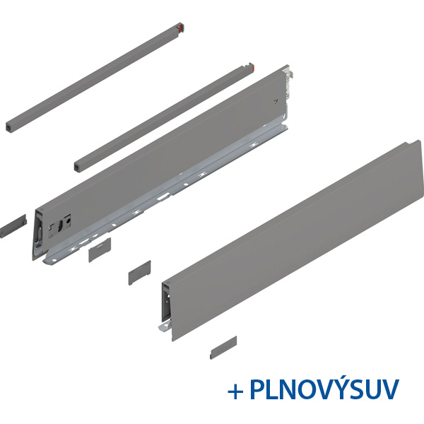 BLUM MERIVOBOX sada E-reling, BLUMOTION S, 40kg, délka 350, indium šedá - 38384.jpg