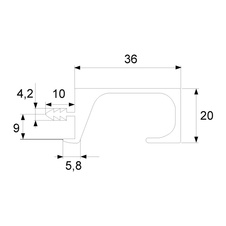 Úchytkový profil UK7 - stříbrný - 2m - 81732m2_02.jpg