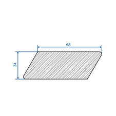 Palubka rhombus sibiřský modřín 24x68x3000 A/B - SE     8ks/bal=1,632m2 - 30965_01.jpg