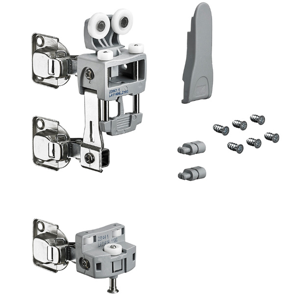 Wingline L do 25Kg bez zavíracích pružin s dolním vedením levá šedá - 9278571.jpg