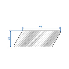 Palubka rhombus sibiřský modřín 24x68x4000 A/B - LU     8ks/bal=2,176m2 - 30589_01.jpg