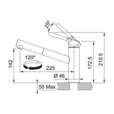 Baterie FC 3055.031 ORBIT Chrom - 862529_01.jpg