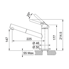 Baterie FC 3055.901 ORBIT matná černá - 862922_01.jpg