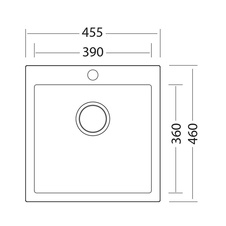 Kuchyňský dřez VIVA 455 - titanium 72 - 905471_01.jpg