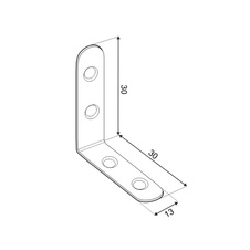 ÚHELNÍK 30x30x13x2 MM 4KS - 03919_01.jpg