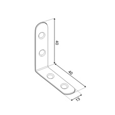 Úhelník 40x40x13x2 MM  4Ks - 03911_01.jpg