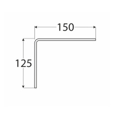 Nosník šroubovací bílý 125 x 150 mm - 02760_01.jpg