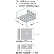 Modern Box Square střední 135 mm - 400 mm bílý 40 kg - 7231212_03.jpg