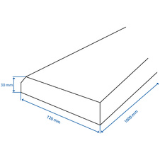 Práh 1000 x 120 x 30 mm - buk - 06160_02.jpg