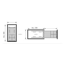 Plnovýsuvný dvojkoš KOMFORT spodní s tlumeným dovřením,108x465x522 mm (korpus 150) - 1002219001_02.jpg