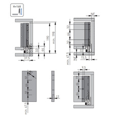 Zásuvka AXIS PRO push to open pro otevření zásuvky 550mm bílá - vysoká H167 - 7281491_06.jpg