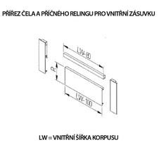 Zásuvka AXIS PRO push to open pro otevření zásuvky 550mm bílá - vysoká H167 - 7281491_10.jpg