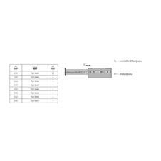 Kuličkový plnovýsuv s dotahem 300 mm H45 40kg VERSALITE Plus+   ( pův. kód 7111045 ) - 7211045_02.jpg