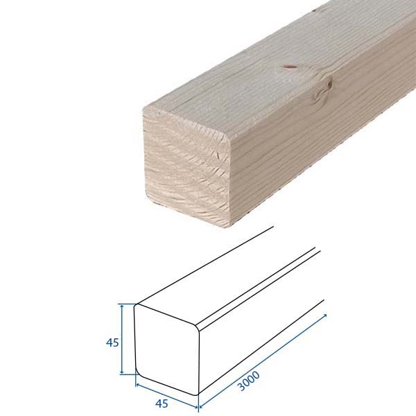 Hoblovaný hranol smrk 45x45x3000 A/B - HE - 30577.jpg