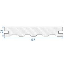 Terafest Prkno 137 Classic SMOOTH Cedar 23x137x4000mm - 04124_01.jpg