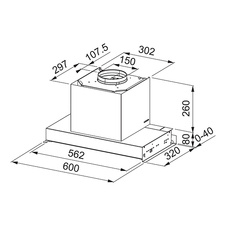 Vestavný odsavač FST DRIP-FREE 60 X/2 KL nerez/černé sklo - 864064_01.jpg