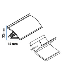 TĚSNÍCÍ LIŠTA F212 ST70 LAZIO ŠEDOMODRÉ 4100 - tlf0212st70eg410sk_01.jpg