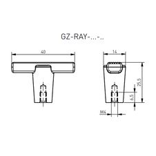 Knopka  GZ-RAY-1-20M černá matná - 88764_02.jpg