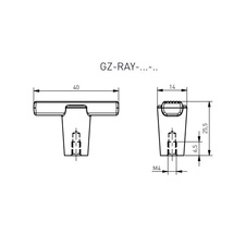 Knopka  GZ-RAY-1-25 světlý grafit - 88762_02.jpg