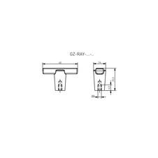 Knopka  GZ-RAY-1-18 broušené zlato - 88760_02.jpg