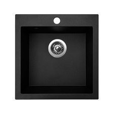 Kuchyňský dřez set  VIVA 455 Granblack + baterie Vitalia černá matná - 907666_01.jpg