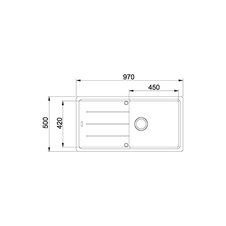 Kuchyňský dřez set G264MČ BFG 611 matná černá + baterie FS 3230.031 chrom - 863104_02.jpg