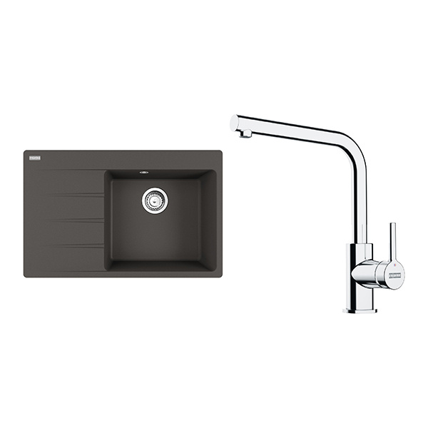 Kuchyňský dřez set G250ŠB CNG 611-78 TL/7 šedá břidlice, pravý + baterie FS 3230.031 chrom - 863311.jpg
