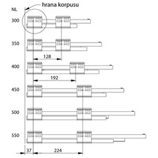 Zásuvka Axis Pro  l- 500mm  černá - velmi vysoká H200 - 7271223_04.jpg