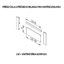 Zásuvka Axis Pro  l- 500mm  černá - vysoká H168 - 7271217_08.jpg