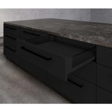 Zásuvka Axis Pro GLASS  l- 450mm  černá - nízká H86 - 7271456_01.jpg