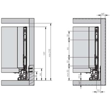 Zásuvka Axis Pro GLASS  l- 300mm  černá - vysoká H168 - 7271451_10.jpg