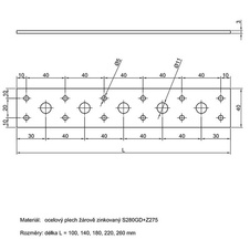 SPOJOVACÍ DESKA BV/DS/40 x 220 mm - 12673_01.jpg
