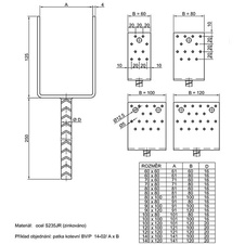 PATKA KOTEVNÍ 140x120 BV/P tvar U - 08286_01.jpg