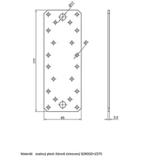 SPOJOVACÍ DESKA BV/DS/65 x 177 mm - 07957_01.jpg