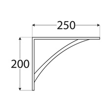 WSL 250 Nosník obloukový bílý 250 x 200 mm - 05754_1.jpg