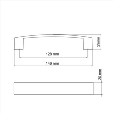 Úchytka Kimberly - 128 - černý mat - 87000_01.jpg
