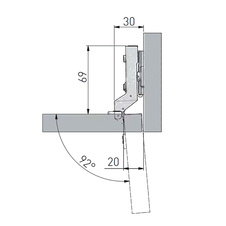 Závěs mini 110° vložený 26mm hydraulický - 710521_01.jpg