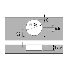 Sensys W30, úhlový závěs s integrovaným tlumením (Sensys 8639i W30), niklováno,naložený - 9088016_01.jpg